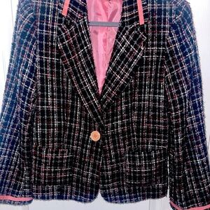 Black and Pink Blazer